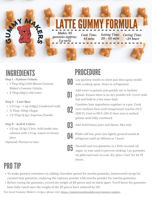 Latte Gummy Formula