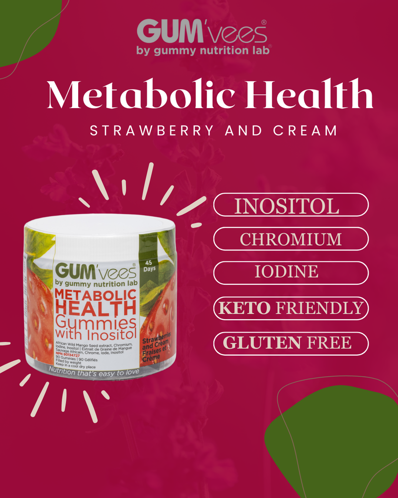 Strawberries & Cream Metabolic Health Gummies — 10 Pack (14 Gummies per Bag)