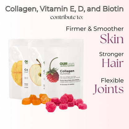 Collagen Gummies (Case of 12 Bags)