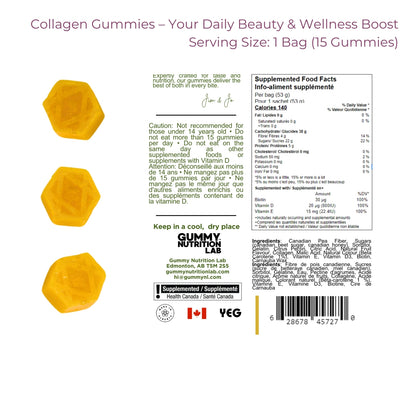 Collagen Gummies (Case of 12 Bags)