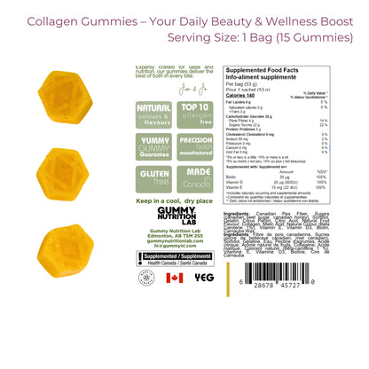 Collagen Gummies (Case of 12 Bags)