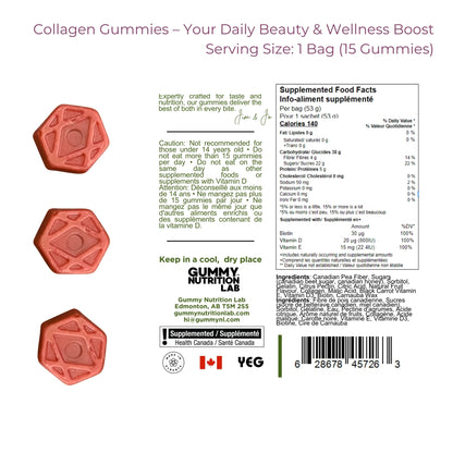 Collagen Gummies (Case of 12 Bags)