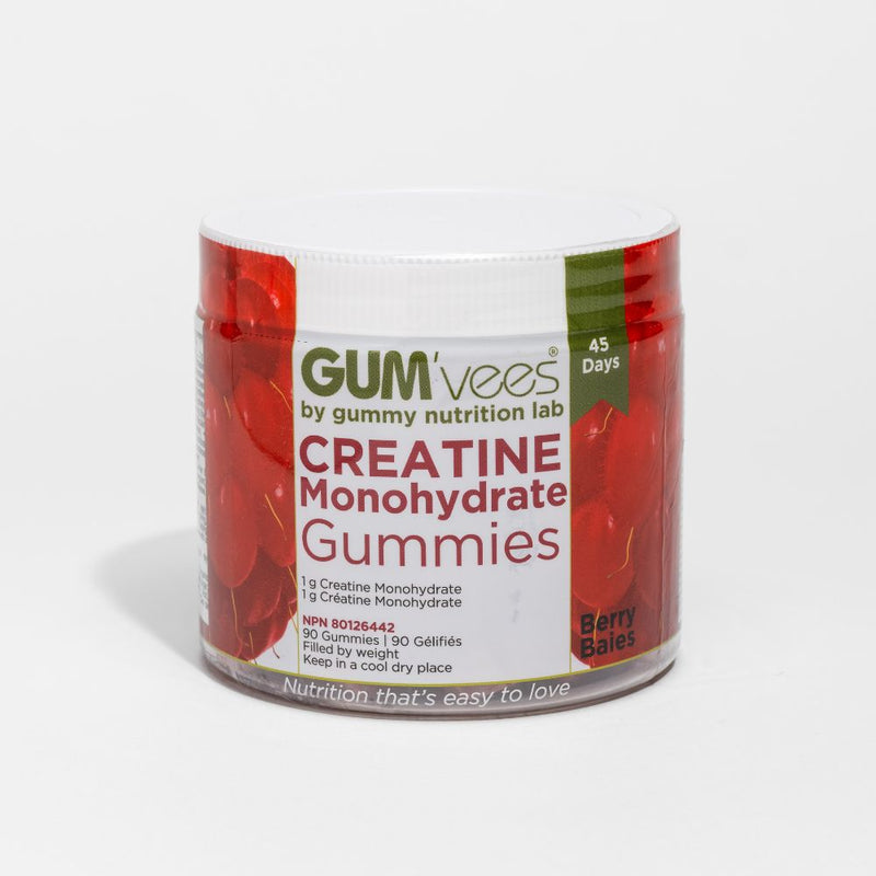 Creatine Gummies - 90 gummies in a jar