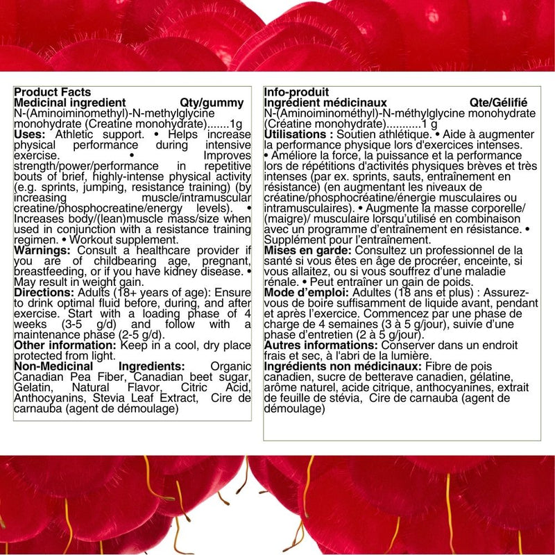 10-Pack — Creatine Monohydrate Gummies