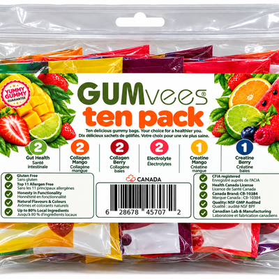 GUMvees Ten Bag Sampler Pack