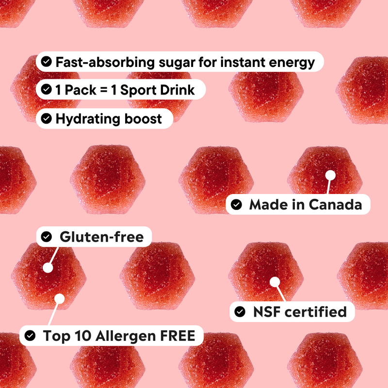 Salted Watermelon Electrolyte Gummies