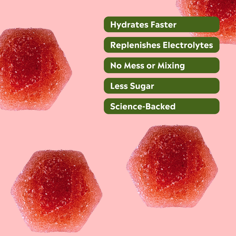 Salted Watermelon Electrolyte Gummies