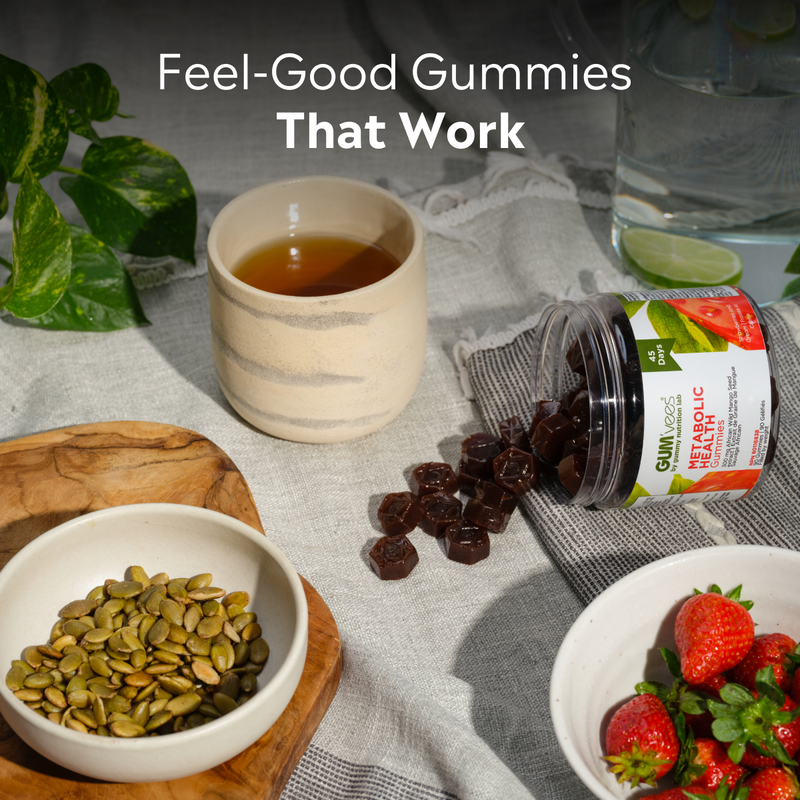 Strawberries & Cream Metabolic Health Gummies — 60 Count
