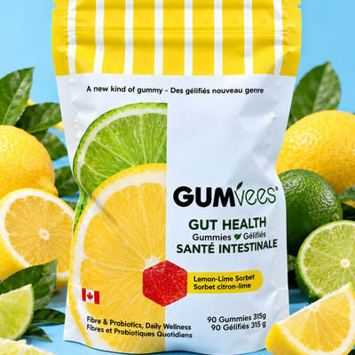 90 Count — Lemon-Lime Sorbet Gut Health Gummies