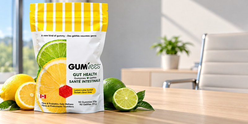90 Count — Lemon-Lime Sorbet Gut Health Gummies